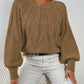 Relaxed Cable-Knit Sweater
