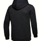Textured Hooded Pullover