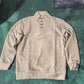 Stand Collar Button Henley Sweater