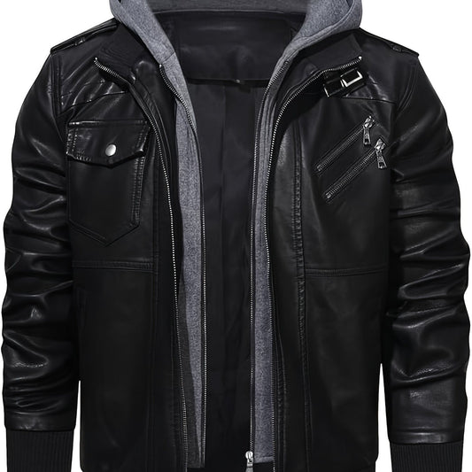 Hooded Moto Jacket
