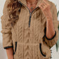 Half-Zip Textured Pullover