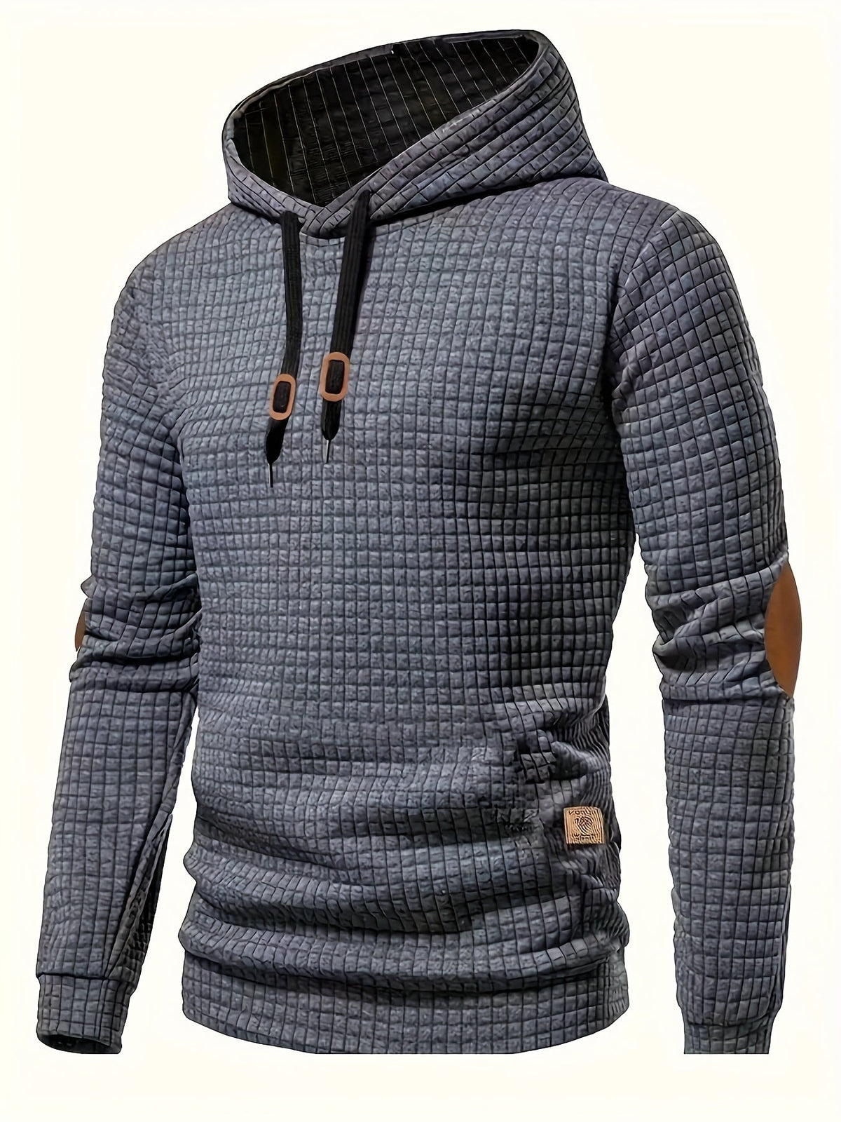 Textured Hooded Sweatshirt