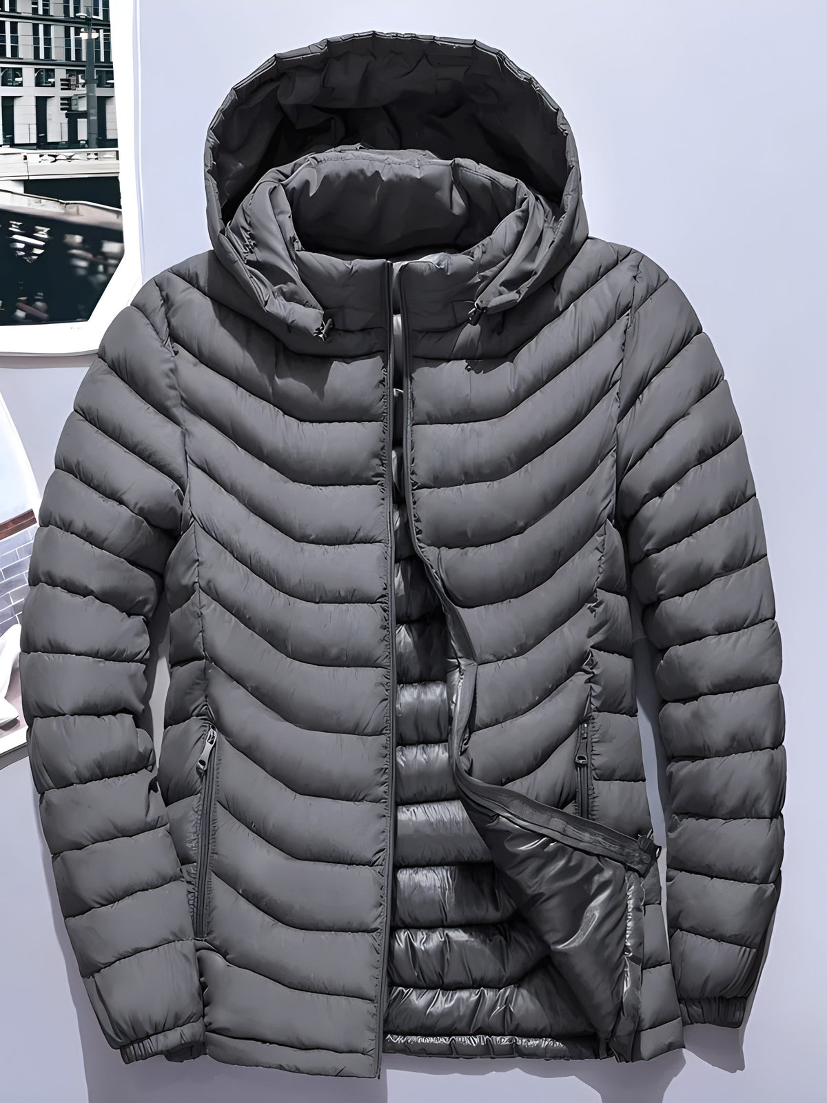 Hooded Quilted Puffer Jacket