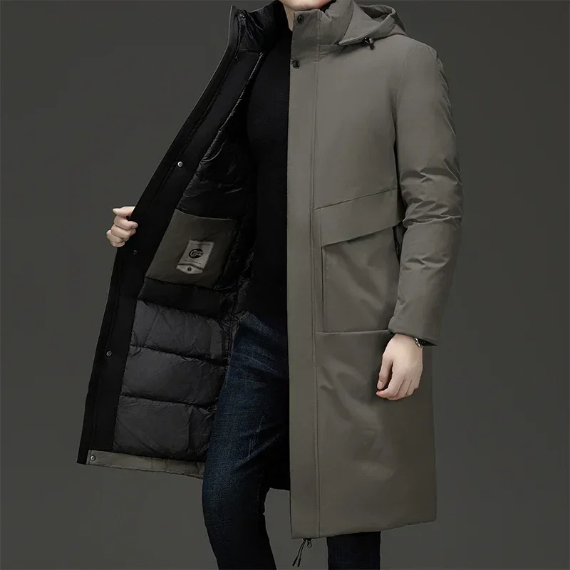 Long Hooded Winter Coat