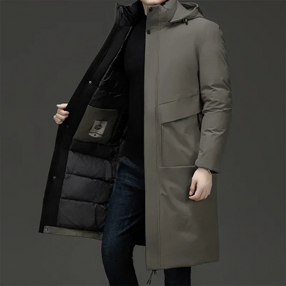 Long Hooded Winter Coat