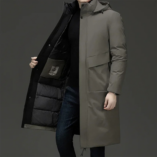 Long Hooded Winter Coat