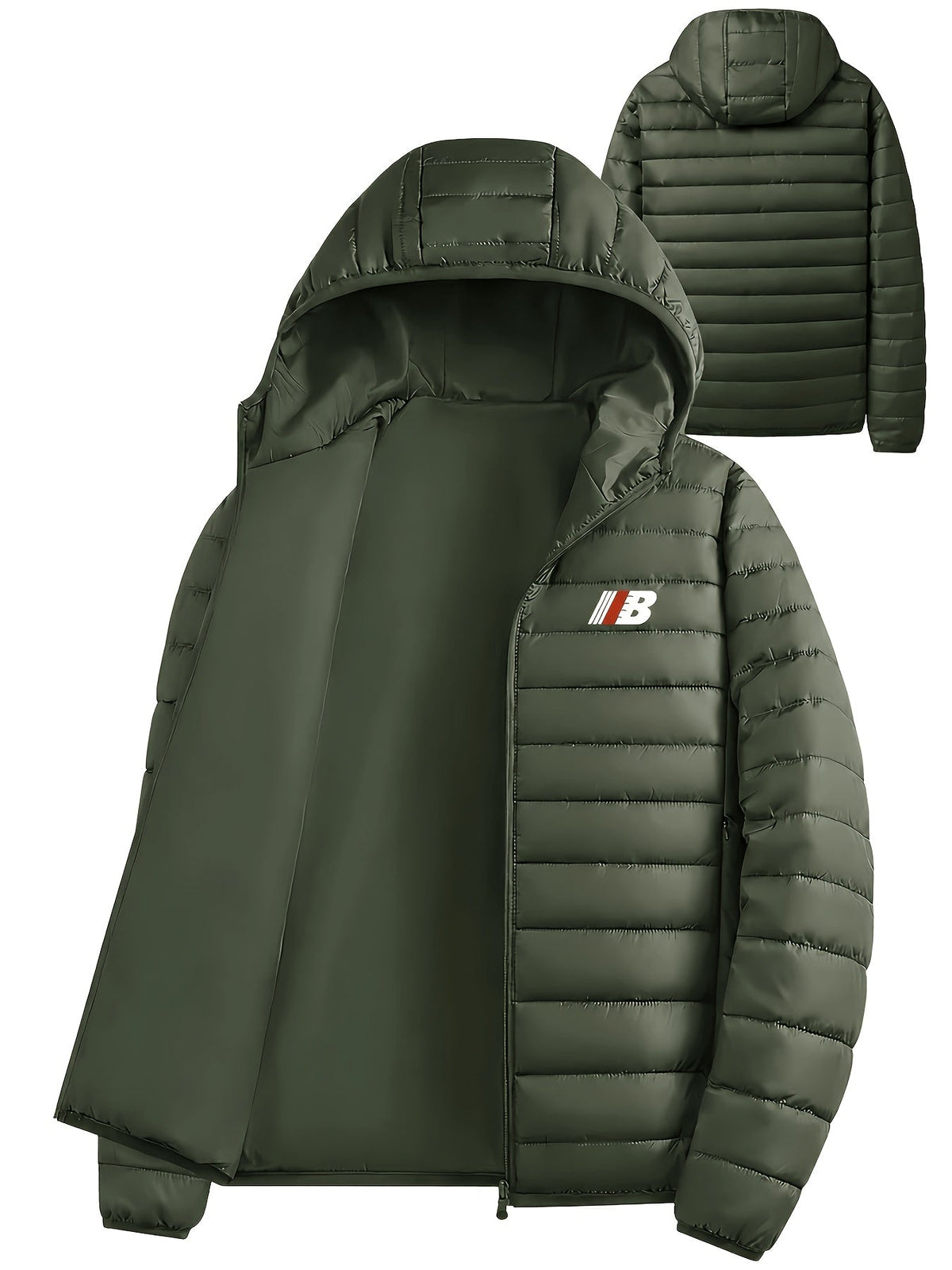 Lightweight Hooded Puffer Jacket