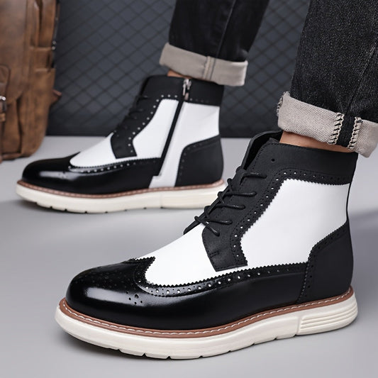 Wingtip Ankle Boots