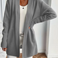 Relaxed Open-Front Cardigan