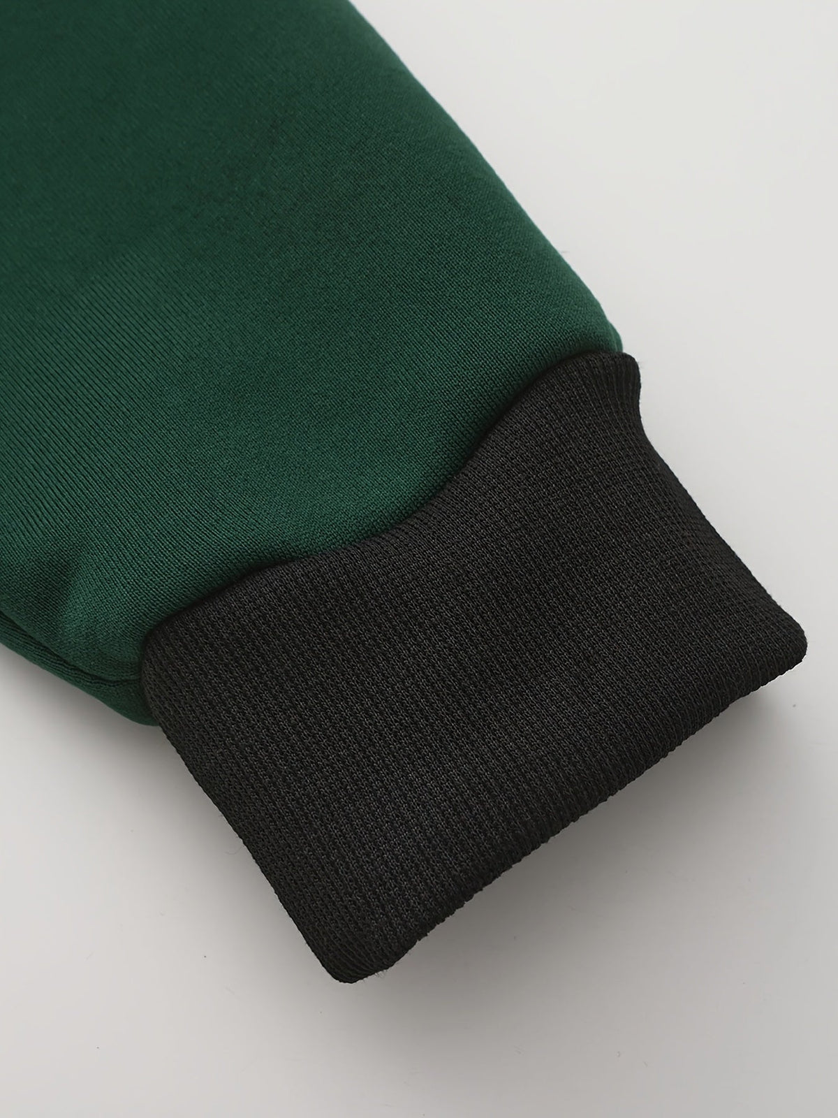 Color Block Zip-Up Hoodie