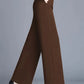 High-Waisted Wide-Leg Trousers