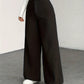 High-Waisted Wide-Leg Trousers