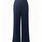 High-Waisted Wide-Leg Trousers