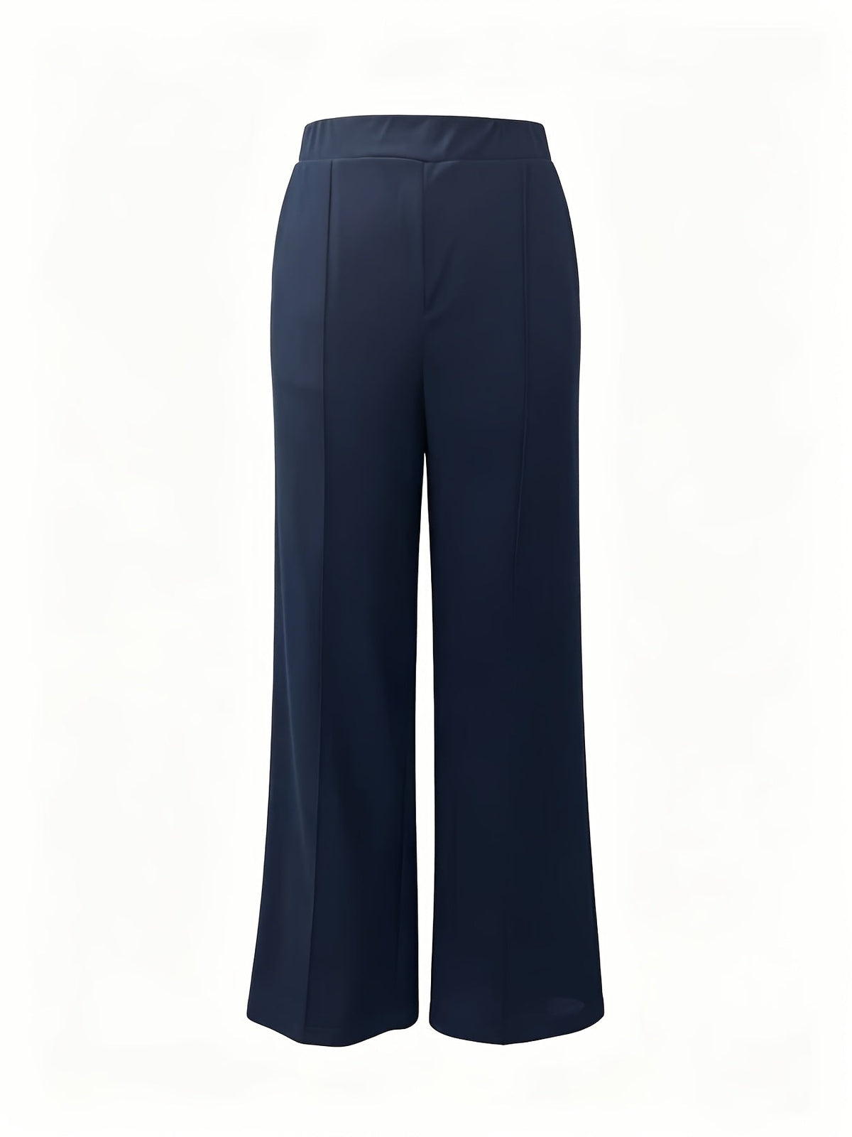 High-Waisted Wide-Leg Trousers