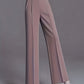 High-Waisted Wide-Leg Trousers