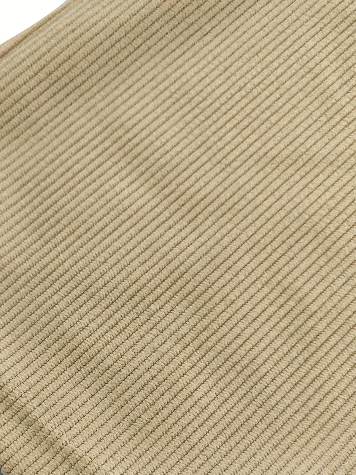 Relaxed Straight-Leg Ribbed Trousers