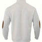 Stand Collar Button Henley Sweater