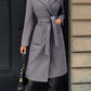 Tailored Belted Long Coat