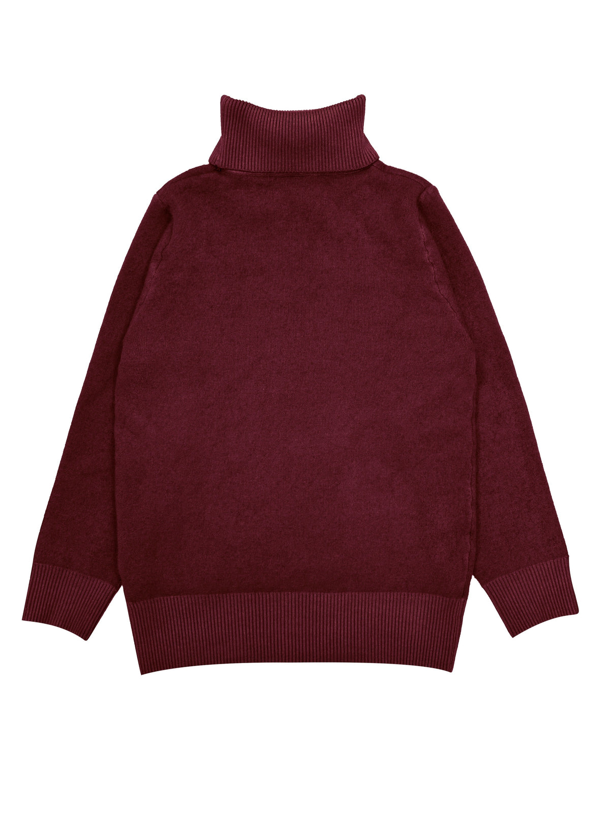 High-Neck Lined Sweater