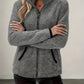 Plush Zip-Up Jacket