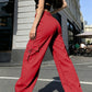 High-Waisted Wide-Leg Cargo Pants