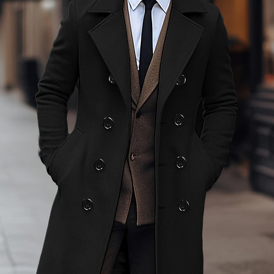 Double-Breasted Tailored Overcoat