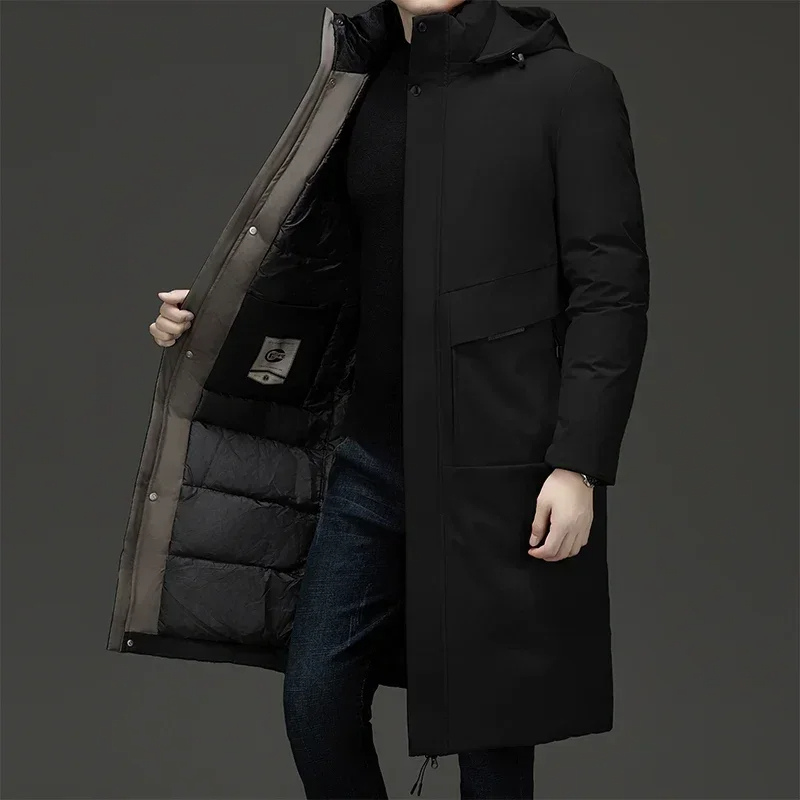 Long Hooded Winter Coat