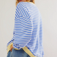 Striped Round-Neck Pullover