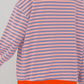 Striped Round-Neck Pullover