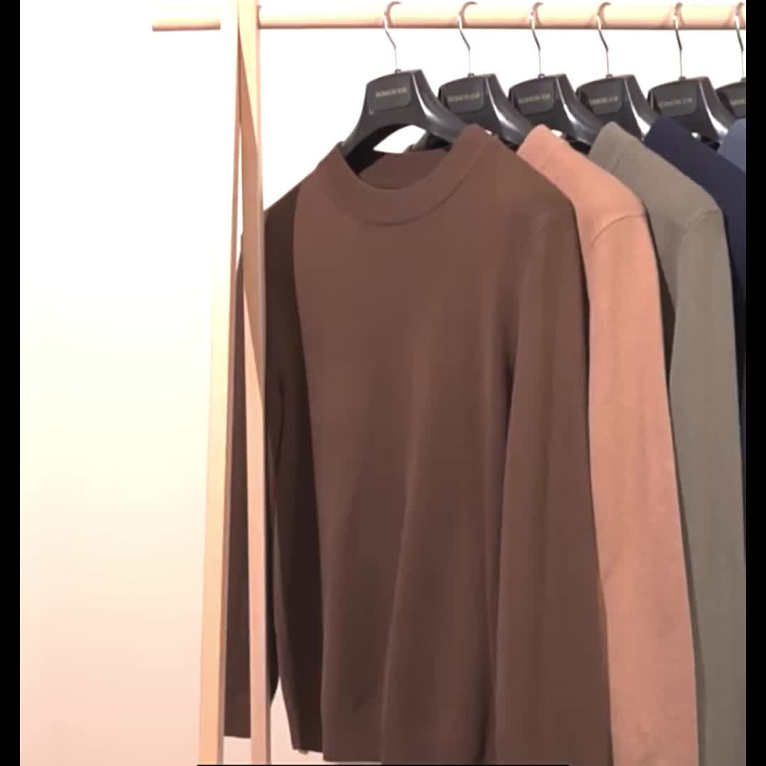 Refined Mock-Neck Sweater