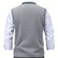 Cable-Knit V-Neck Sweater Vest