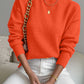 Mock Neck Relaxed Fit Sweater