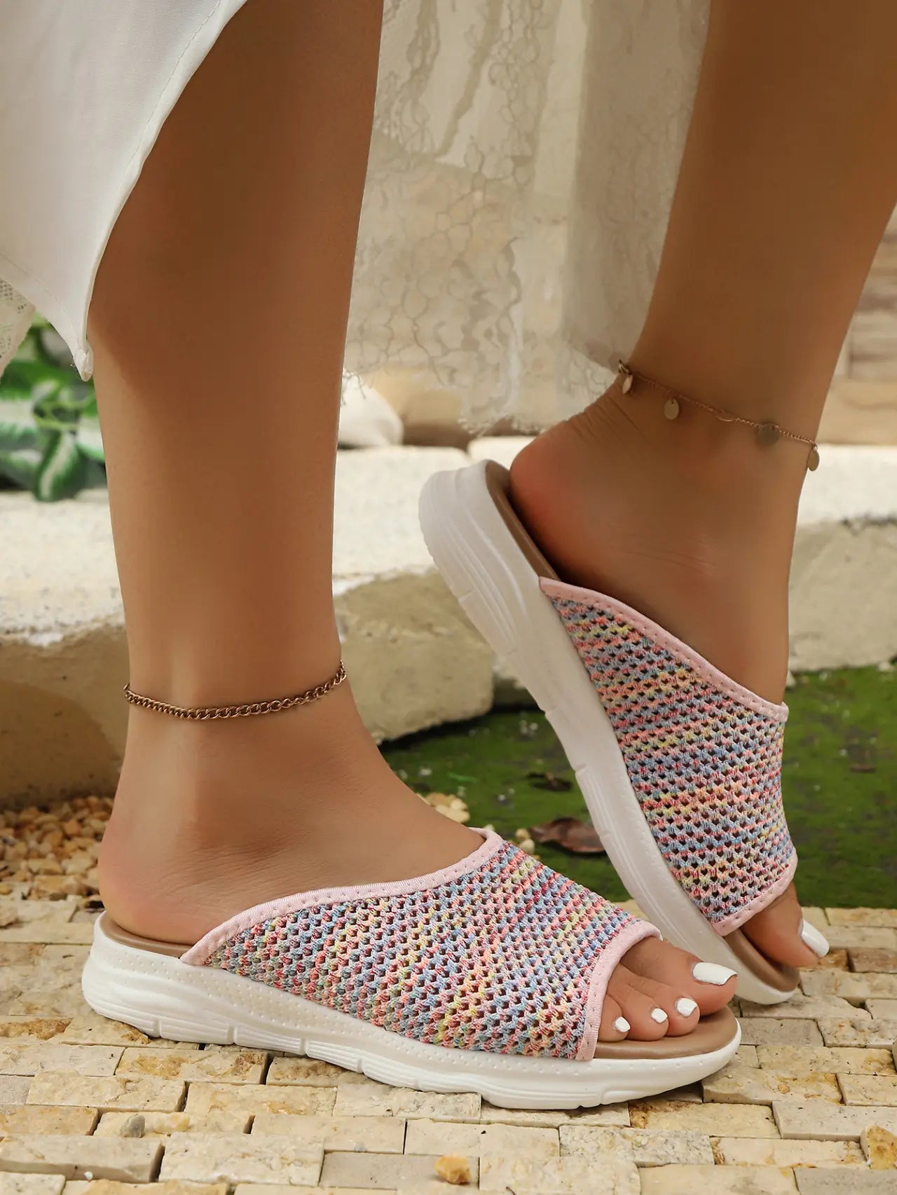 Kalyva - Mesh Slides Breathable Comfort