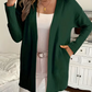 Relaxed Open-Front Cardigan