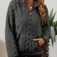 Half-Zip Textured Pullover