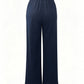 High-Waisted Wide-Leg Trousers