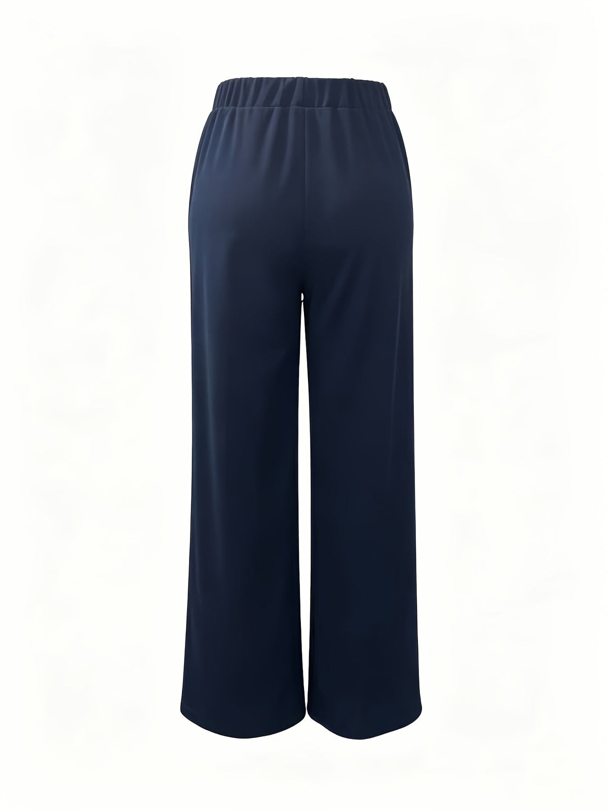 High-Waisted Wide-Leg Trousers