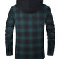 Hooded Check Shirt Jacket