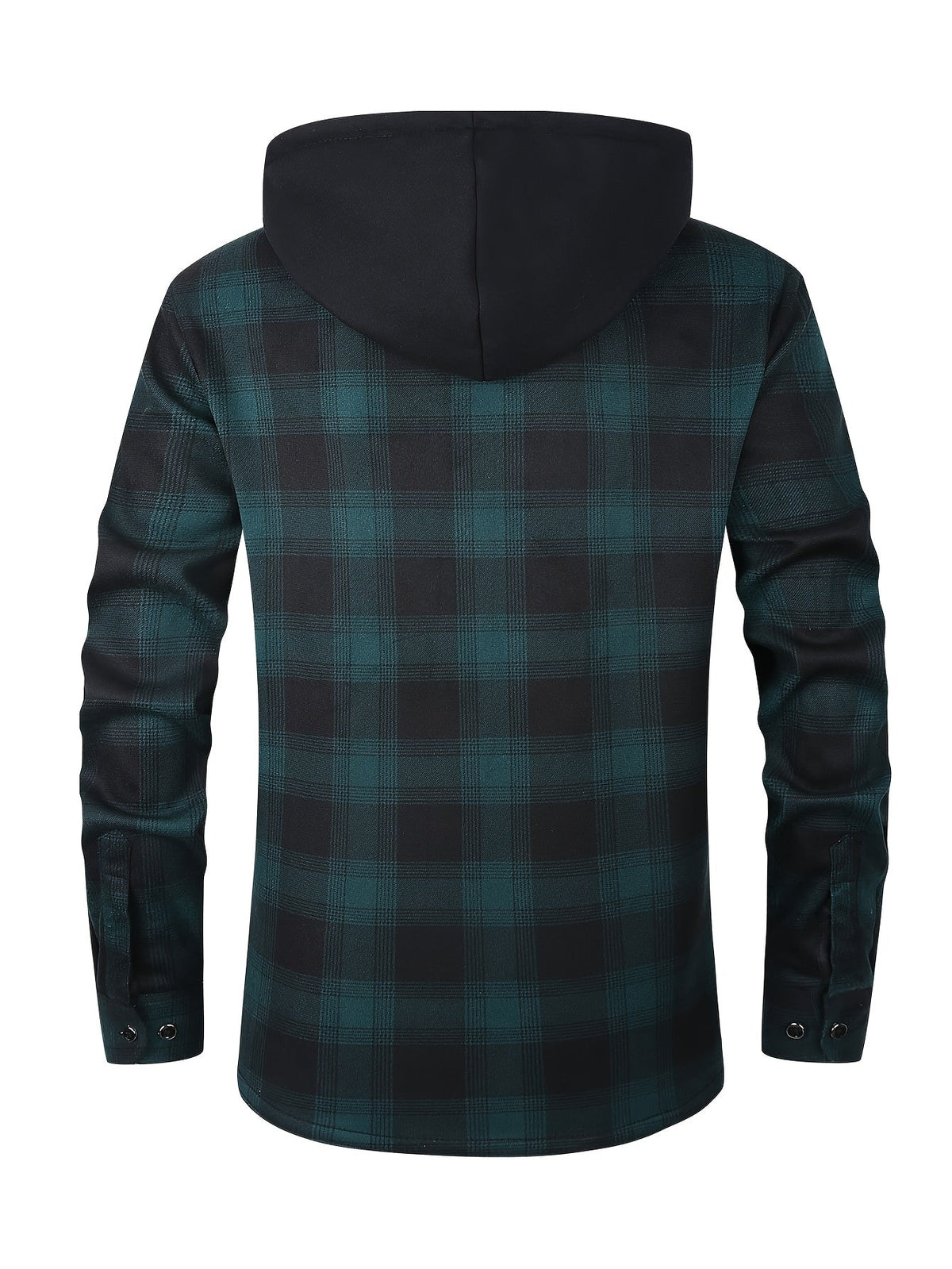 Hooded Check Shirt Jacket