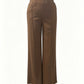 High-Waisted Wide-Leg Trousers