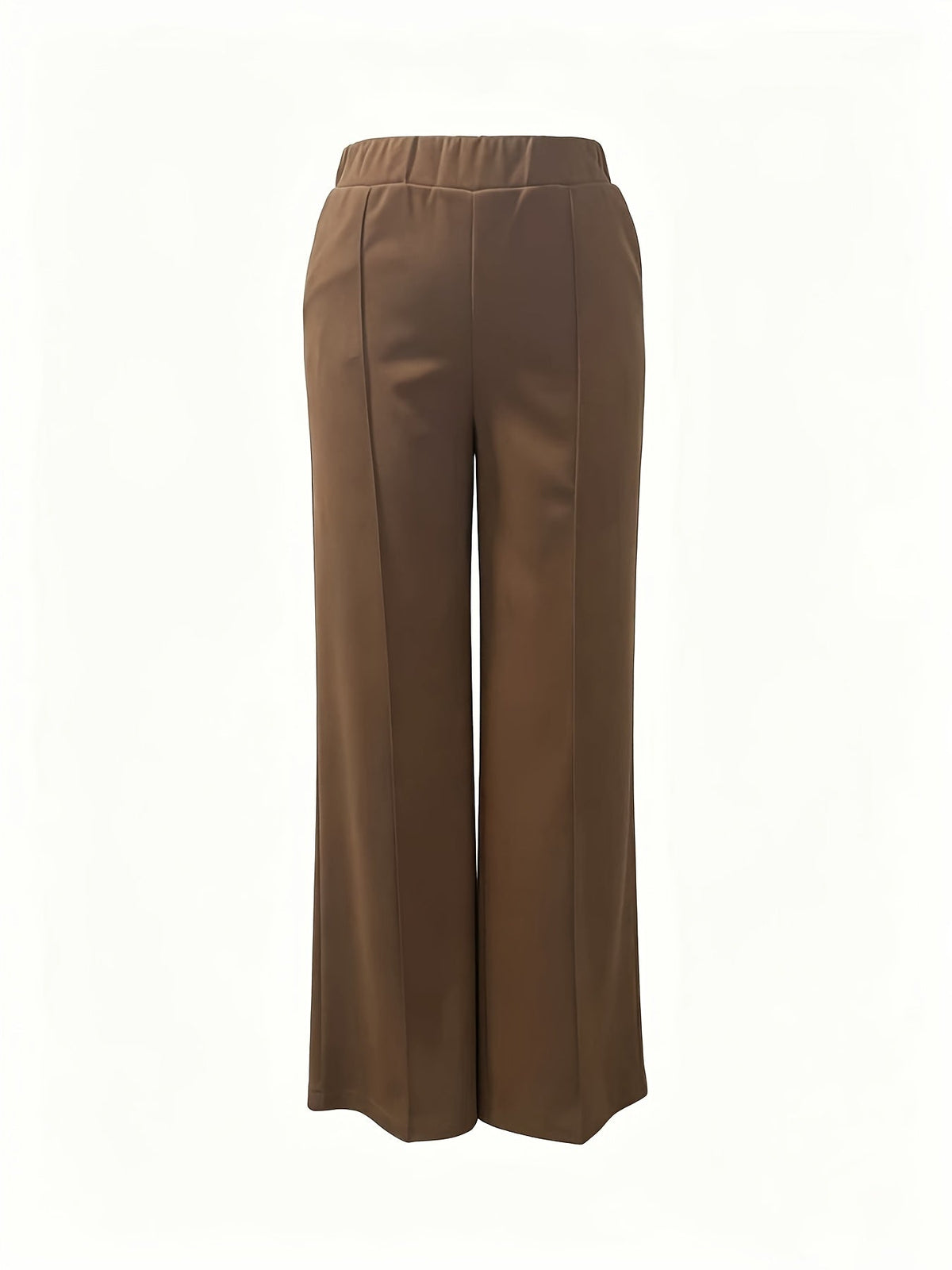 High-Waisted Wide-Leg Trousers