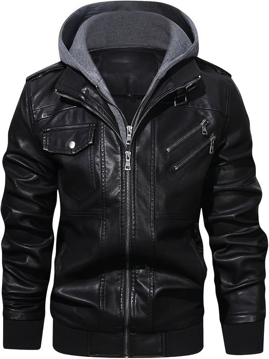 Hooded Moto Jacket