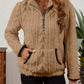 Half-Zip Textured Pullover