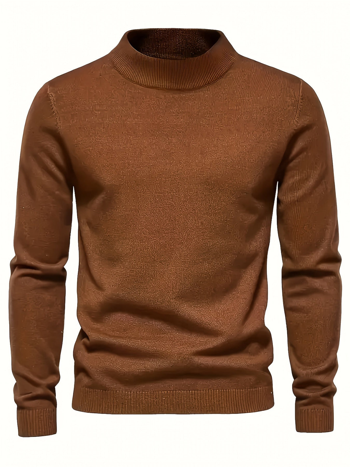 Refined Mock-Neck Sweater