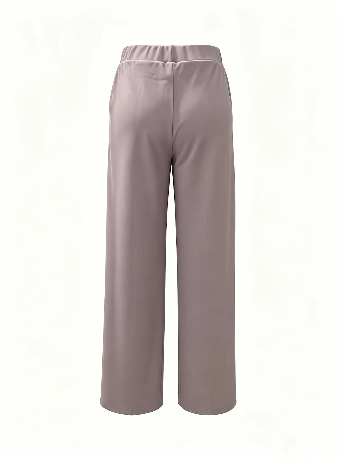 High-Waisted Wide-Leg Trousers