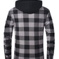 Hooded Check Shirt Jacket