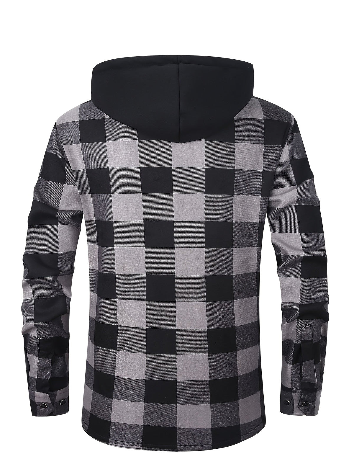 Hooded Check Shirt Jacket