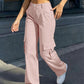 High-Waisted Wide-Leg Cargo Pants
