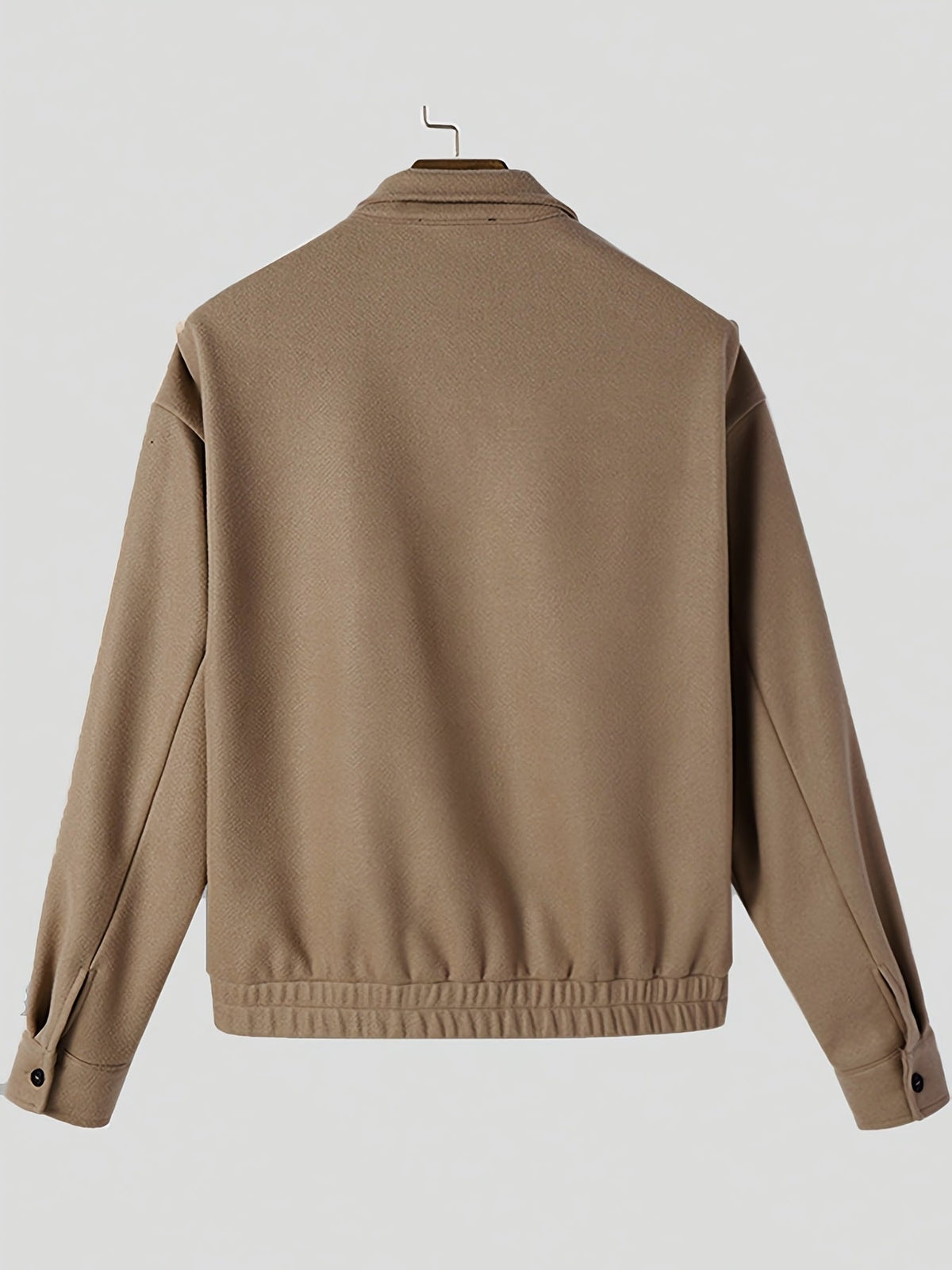 Button-Front Bomber Jacket