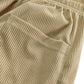 Relaxed Straight-Leg Ribbed Trousers